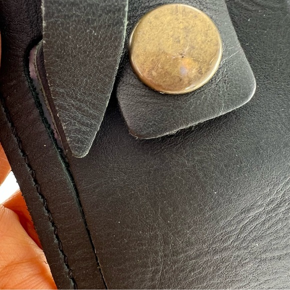 Tumi Hunter Green Leather Luggage ID Name Tag Vintage Accessories - Picture 5 of 16